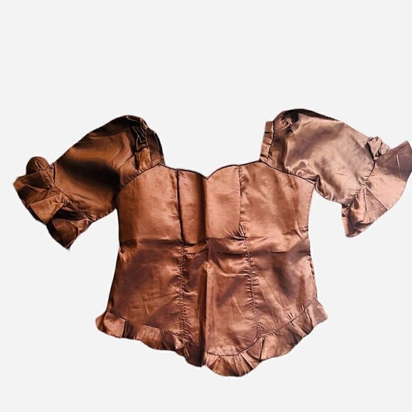 Ankara print Skirt and Blouse Set. size large - Picture 2 of 9